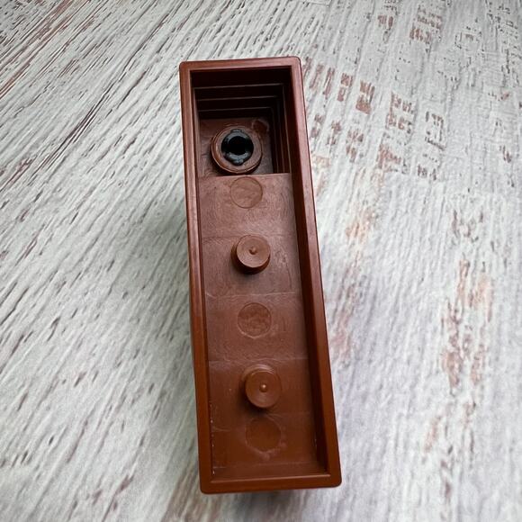 Vintage Style Mini Water Pump Brick Base Brown Trough Plastic Horse Toy FLAW - Picture 12 of 12